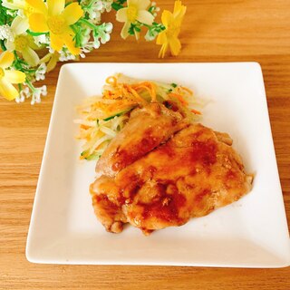 鶏肉♪焼肉のたれꕤガーリックチキンソテー✧˖°☆彡